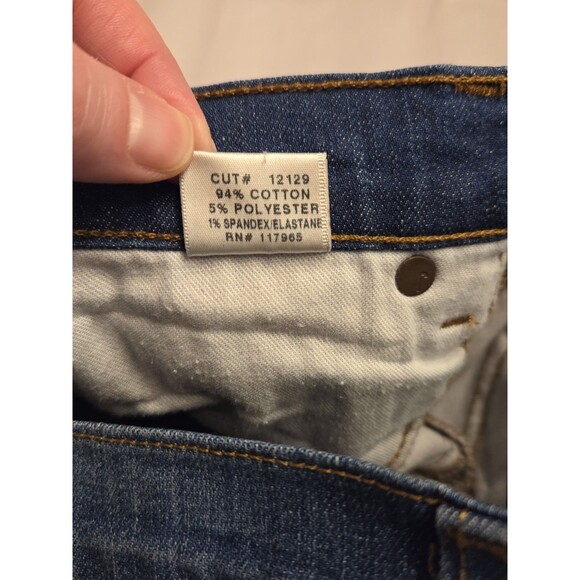 J Brand Maria Skinny Jeans 26 Dark Wash Karma Mid Rise Stretch Made USA - Picture 6 of 10